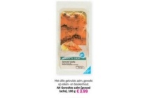 ah gerookte zalm graved lachs
