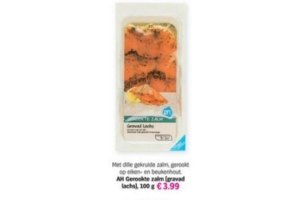 ah gerookte zalm graved lachs