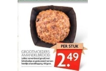 grootmoeders amandelbrood