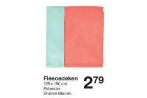 fleecedeken