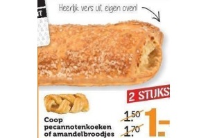 coop pecannotenkoeken of amandelbroodjes