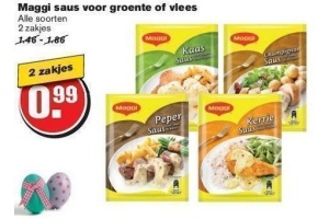 maggi saus voor groente of vlees