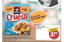 quaker cruesli