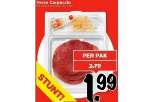 verse carpaccio