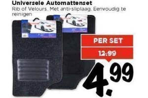 universele automattenset