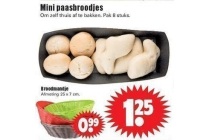 mini paasbroodjes