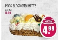 paas slagroomschnitte