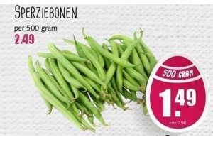 sperziebonen