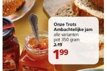 onze trots ambachtelijke jam