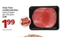 onze trots runderrookvlees