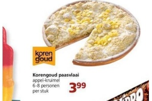 korengoud paasvlaai