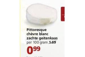 pittoresque chevre blanc zachte geitenkaas