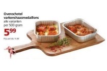 ovenschotel varkenshaasmedaillons