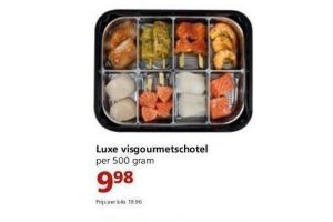 luxe visgourmetschotel