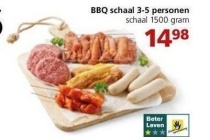 bbq schaal 3 5 personen