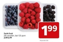 zacht fruit