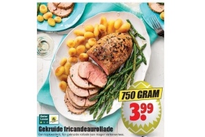 gekruide fricandeaurollade