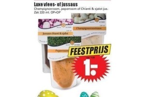 luxe vlees of jussaus