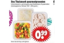 ons thuismerk gourmetgroenten