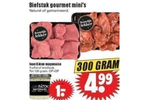 biefstuk gourmet mini s