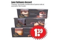 luxe italiaans dessert