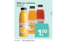 deen vers vruchtensap