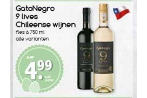 gatonegro 9 lives chileense wijnen