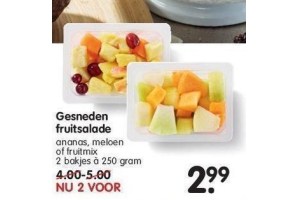 gesneden fruitsalade