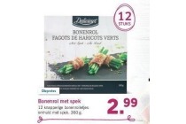bonenrol met spek