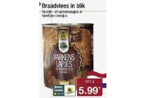 braadvlees in blik