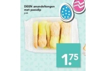 deen amandeltongen met paasdip