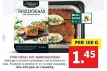 varkenshaas met kruidenroomkaas
