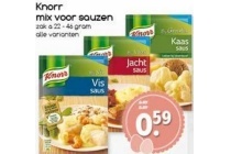 knorr mix voor sauzen