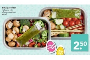 bbq groenten