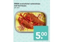 deen ovenschotel varkenshaas met kerriesaus