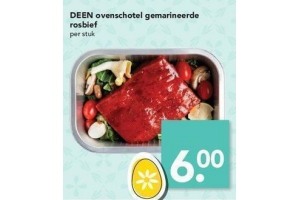 deen ovenschotel gemarineerde rosbief