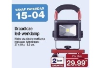 draadloze led werklamp