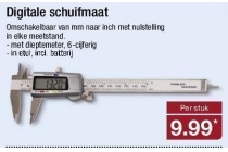 digitale schuifmaat