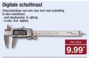 digitale schuifmaat