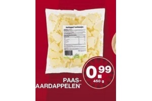 paas aardappelen