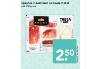 spaanse vleeswaren en kaasschotel
