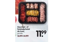 gourmet of fondueschotel de luxe