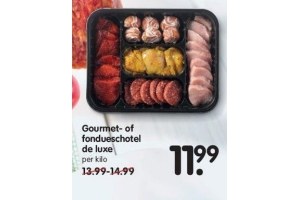 gourmet of fondueschotel de luxe