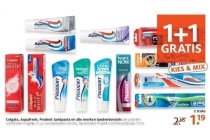 colgate aquafresh prodent tandpasta en alle merken tandenborstels
