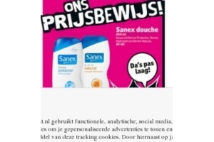 sanex douche nu eur2 47 per stuk