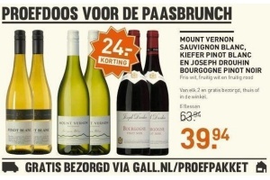 proefdoos voor de paasbrunch