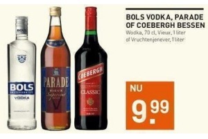 bols vodka parade of coebergh bessen