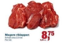 magere riblappen