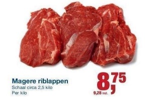 magere riblappen
