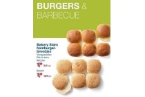 bakery stars hamburgerbroodjes